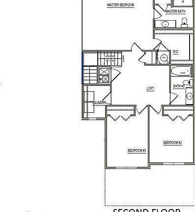 Magnolia 2nd floor plan