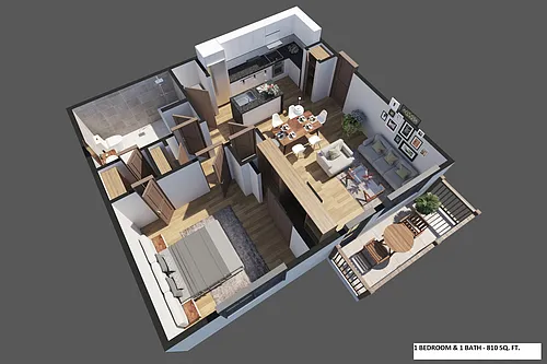 Floor plan A1 - The Olivia