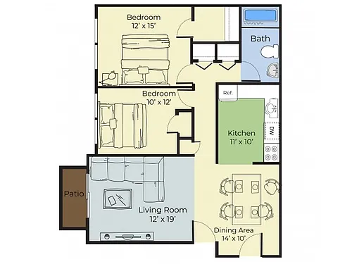 Floor plan Monadnock