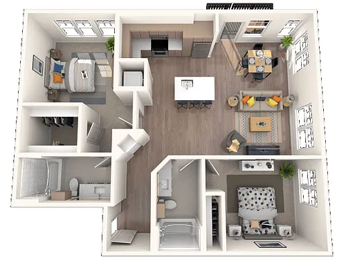 Floor plan Snake Eyes