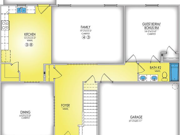 Main Level - Elevation A