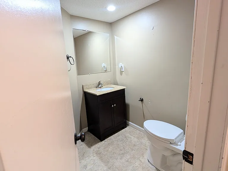 Half bath in basement