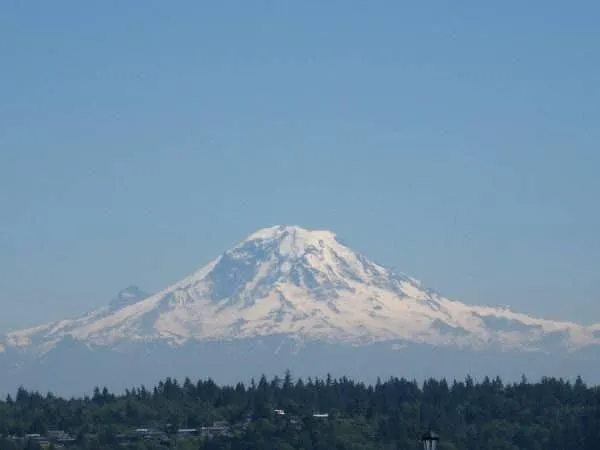 The view from the Mt Rainer walk (starts about 10 min.s from house)