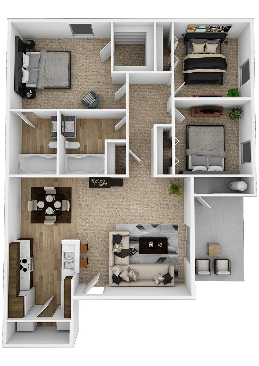 Floor plan 3 Bedroom