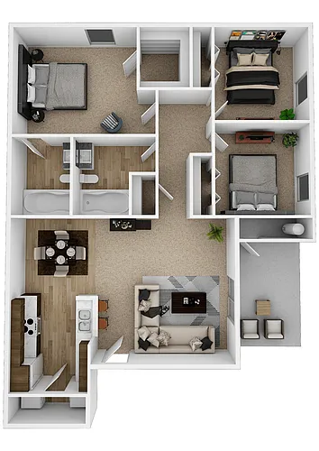 Floor plan 3 Bedroom