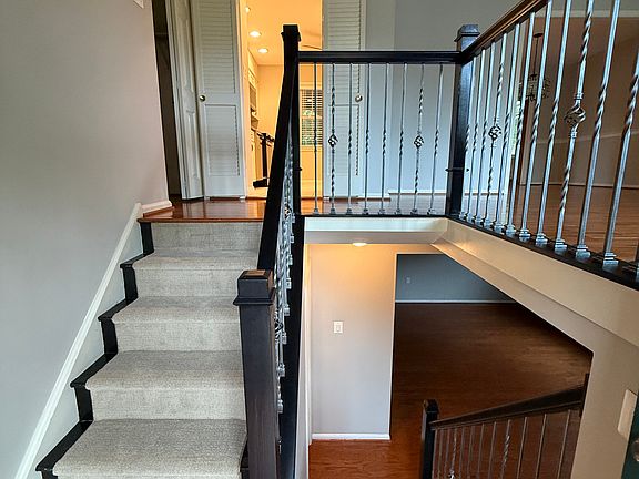 Split-level Foyer from Front door Entrance