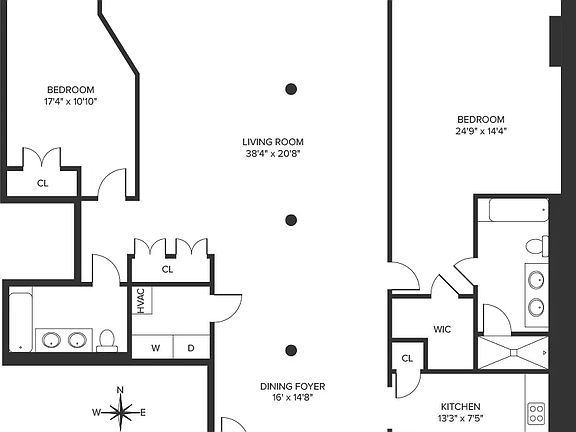 2nd image of 80 Leonard St APT 3C