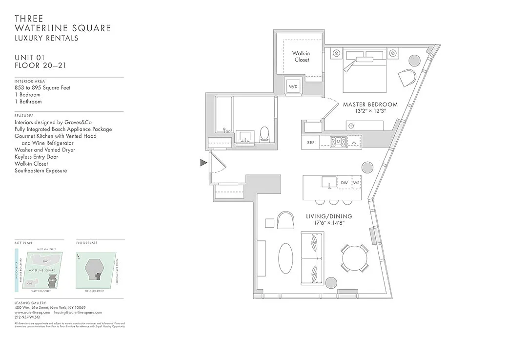 Floor plan Waterline 3: A8