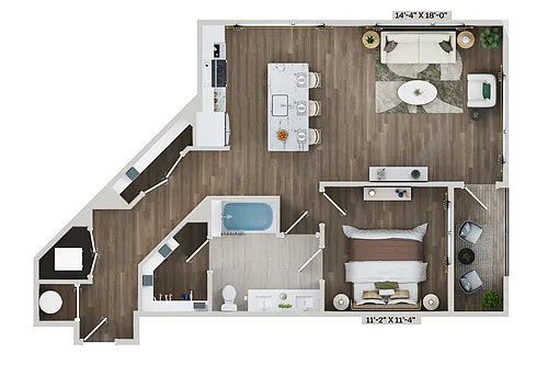 Floor plan A15A