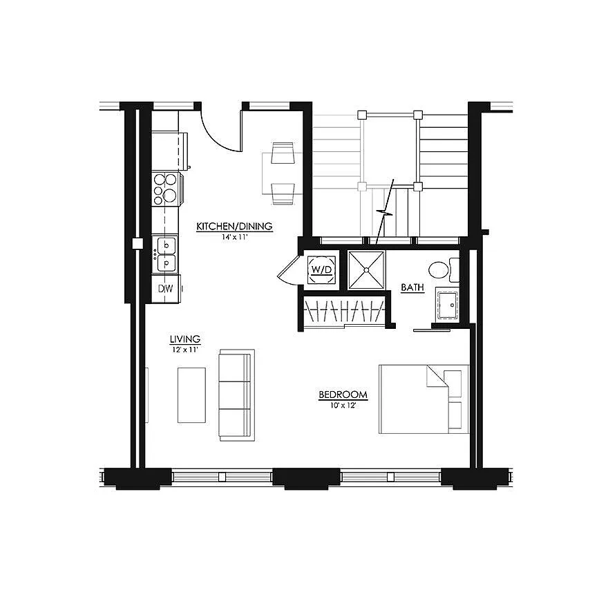 Floor plan Carter-204-304-404-504
