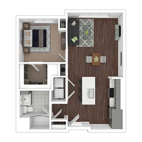 Floor plan 1E