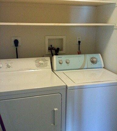 Washer and Dryer laundry room in unit