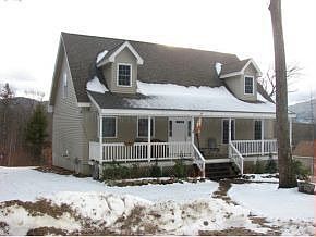 View from upper driveway