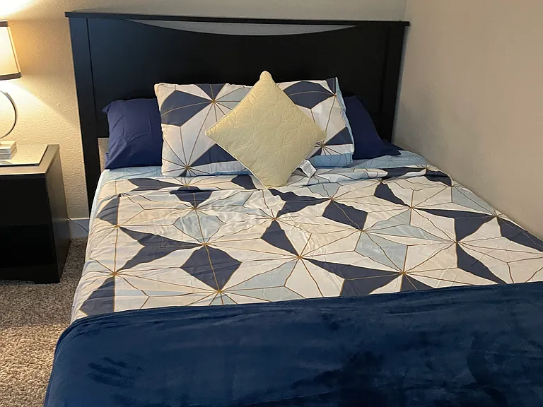 Main floor bedroom - queen bed