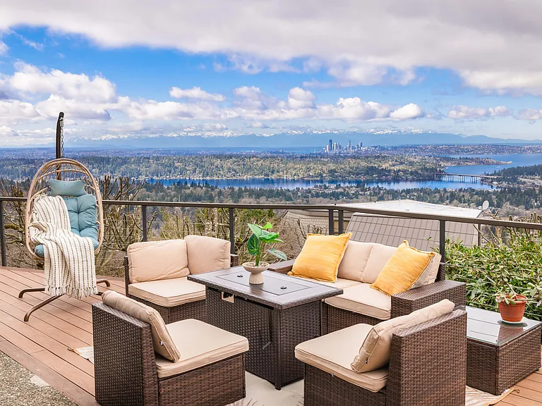 Enjoy breathtaking views of the mountains from the comfort of your private deck. Whether you're sipping your morning coffee or winding down in the evening, this serene setting offers the perfect escape.