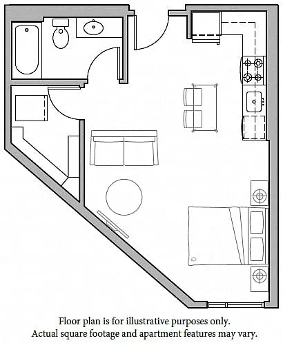 Floor plan S2 Studio North