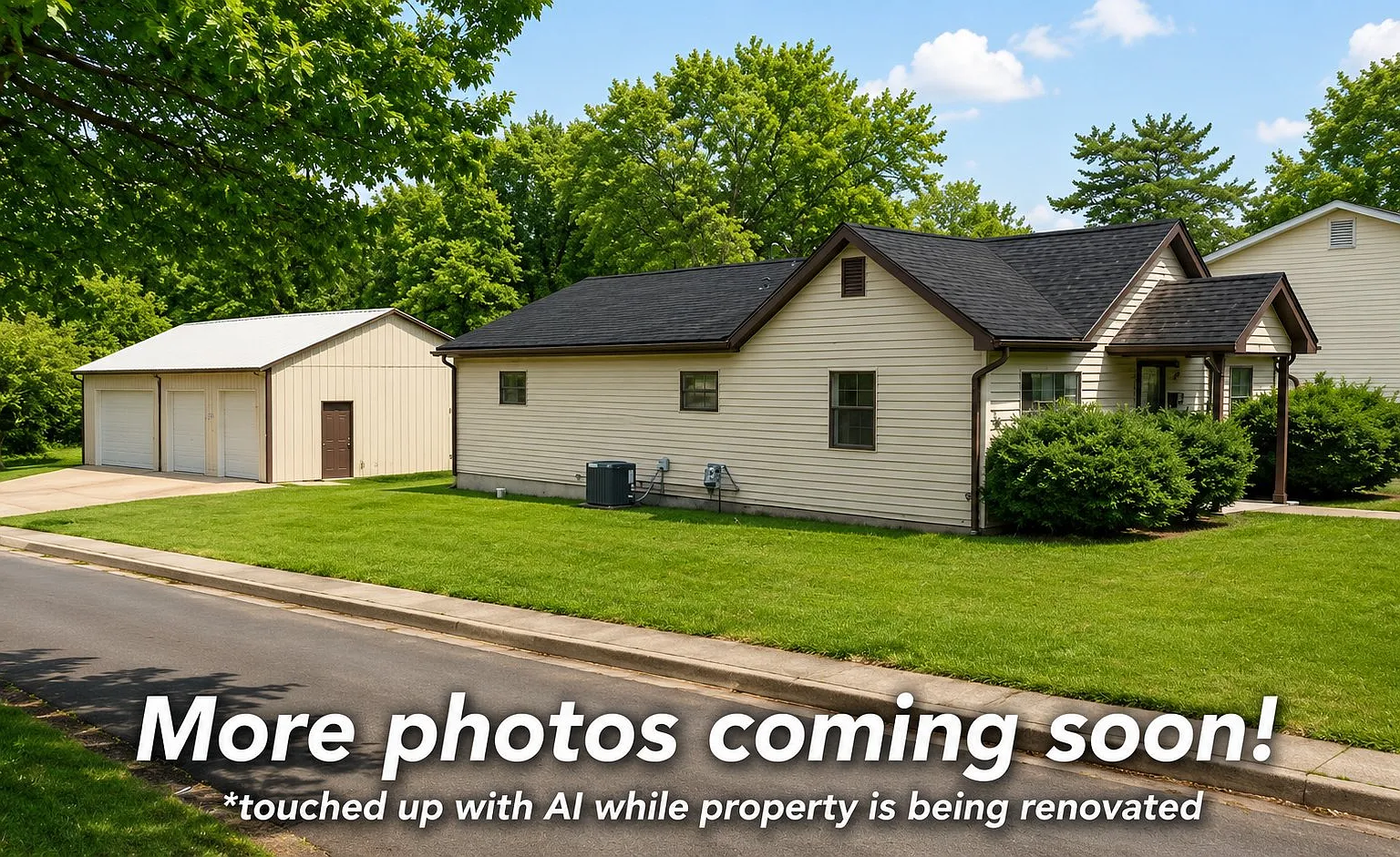 2/1 Home with large two-bay workshop — Photo 1