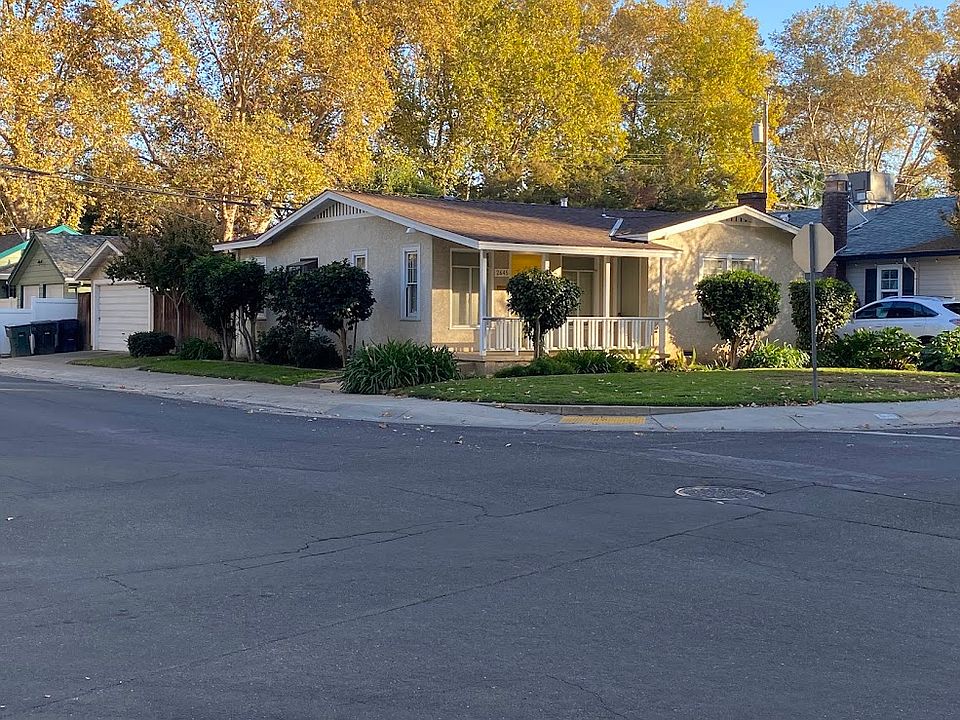 Front and side view of house