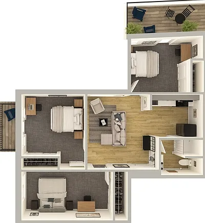 3 bed, 1.0 bath, $3,630 — Photo 2