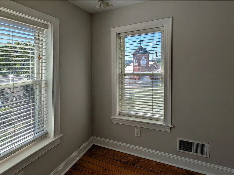 View out the second floor bedroom/office.