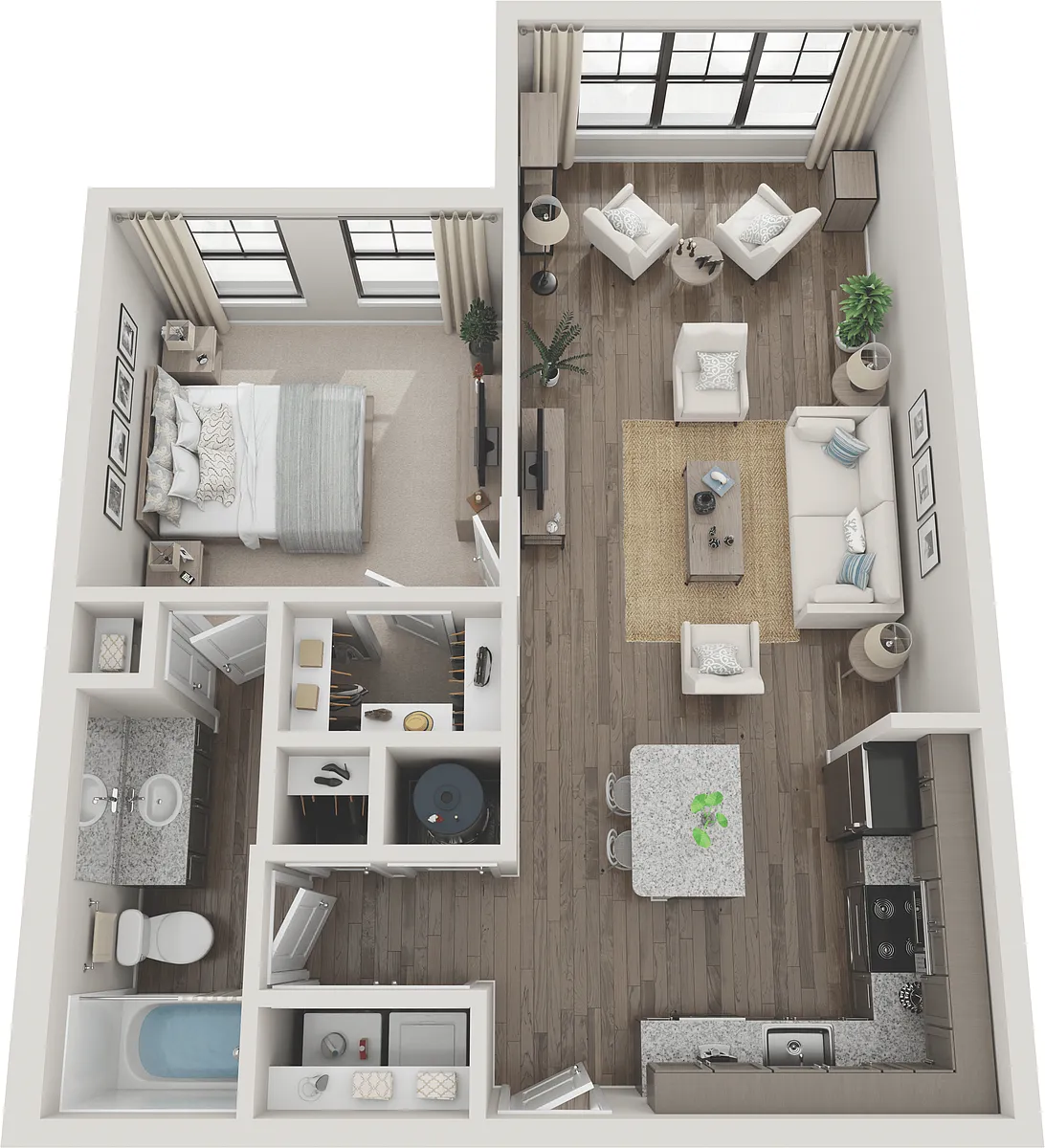 Floor plan A1D