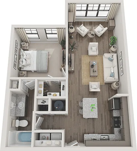 Floor plan A1D