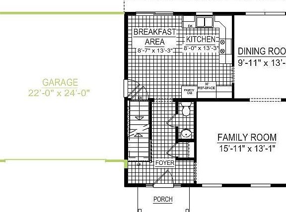 Floor plan - 1st floor