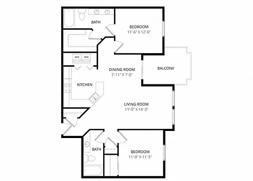 Floor plan B2