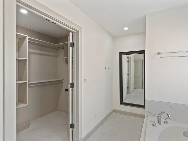 Master Bath and Walk-In Closet View