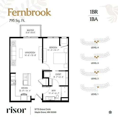 Floor plan Fernbrook