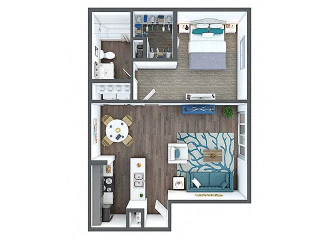 Floor plan A2 Partial