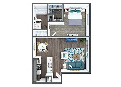 Floor plan A2 Partial