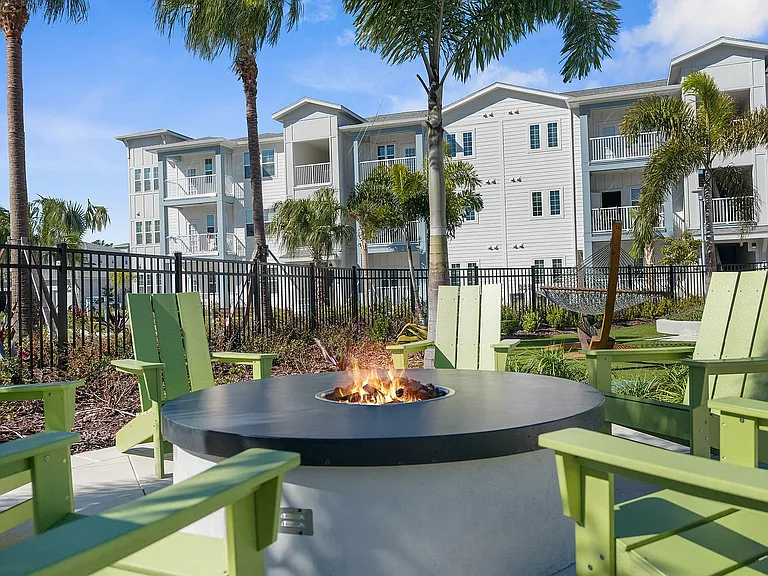 Experience luxury living with serene outdoor spaces designed for relaxation and comfort.
