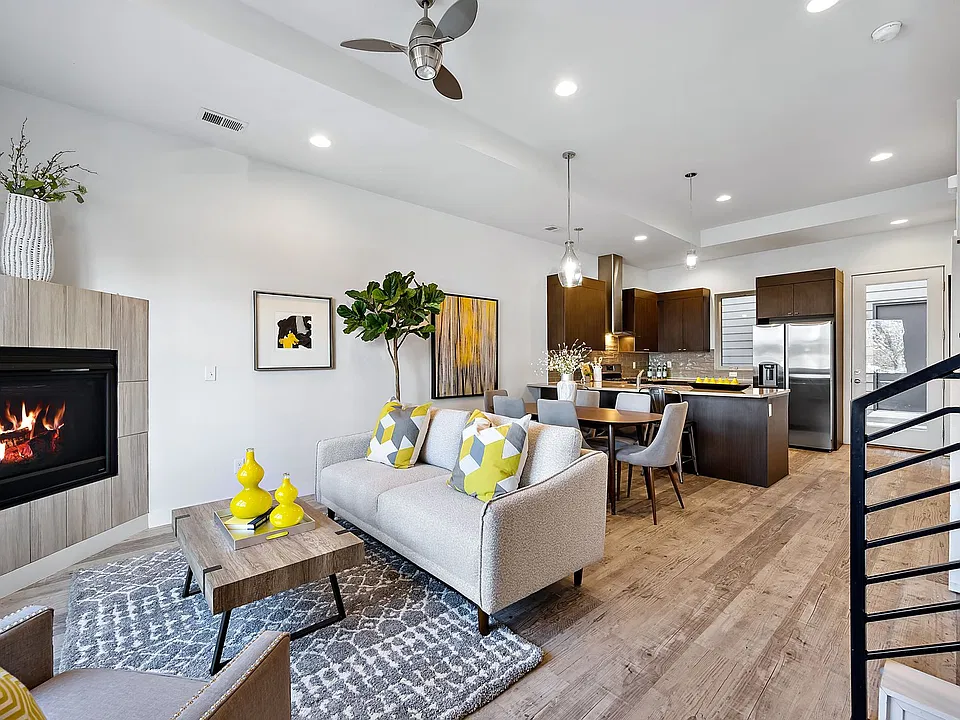 Living Area as seen from Front Entryway