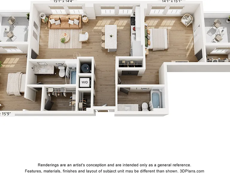 2BR Type E 2BR Type E