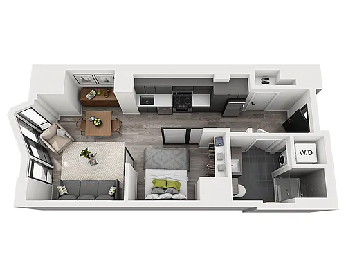 Floor plan Studio E1Z