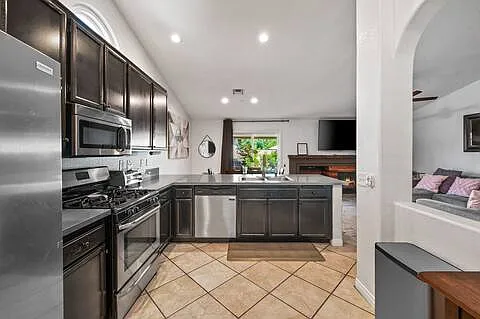 dishwasher, microwave, oven, refrigrator