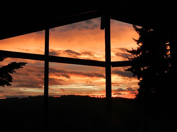 Sunrise from Living Room