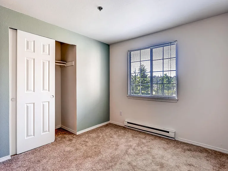 Our Apartments Bedroom at Newport Heights Apartment in Tukwila Washington