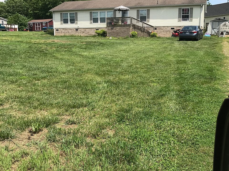 Large front yard