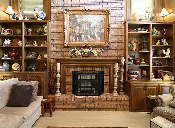 Formal Living Room Fireplace