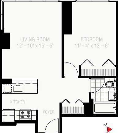 2nd image of 350 W 42nd St #18S