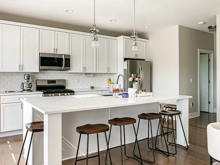 Kitchen island and cabinetry