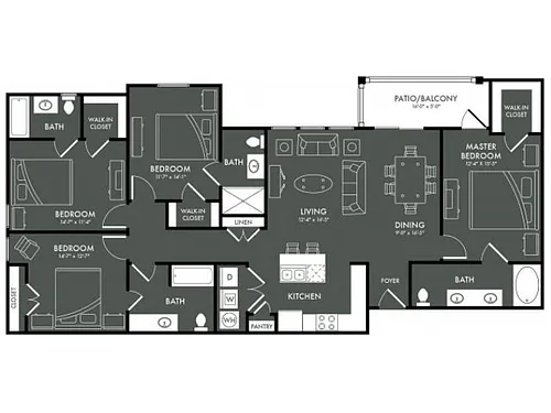 Floor plan D1