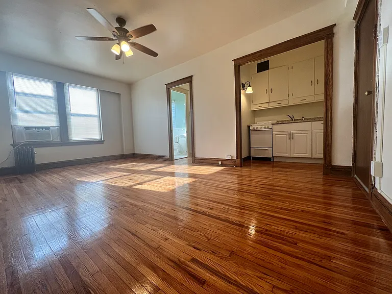 Looking toward kitchen and dressing room in Apt. 405.
