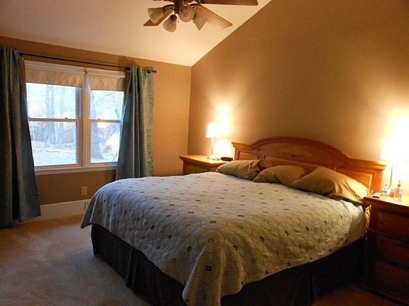 one of five bedrooms on main floor