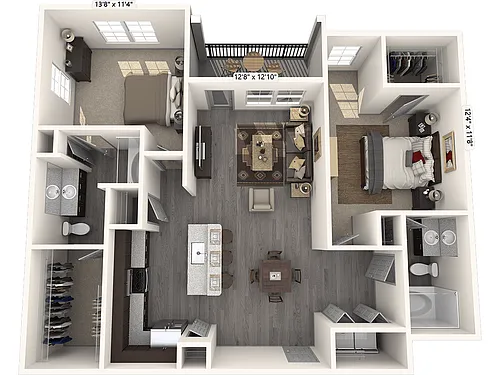 Floor plan B1HC