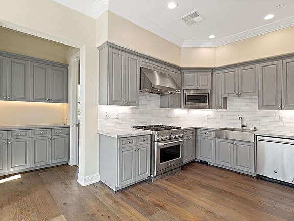 The house has a capable and convenient kitchen.