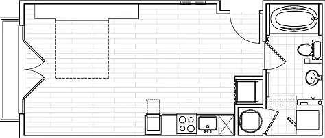Studio S1 Floor Plan Studio S1 Floor Plan