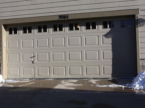 2 car garage w/ opener